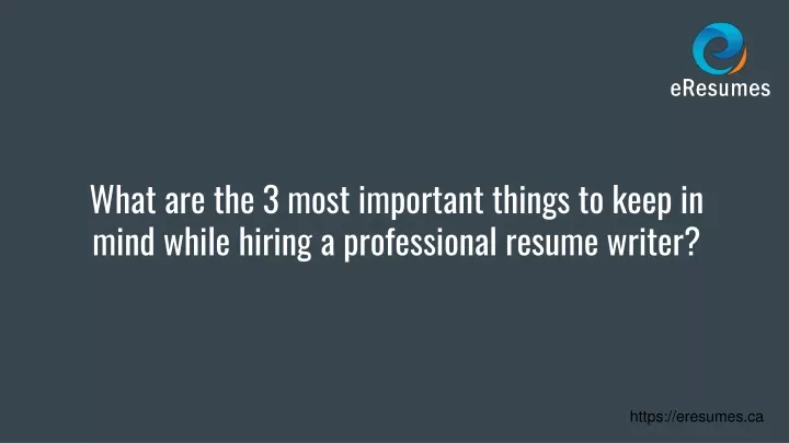 things to keep in mind while writing resume