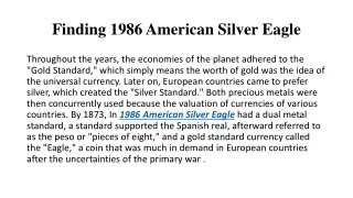 buy American silver eagles
