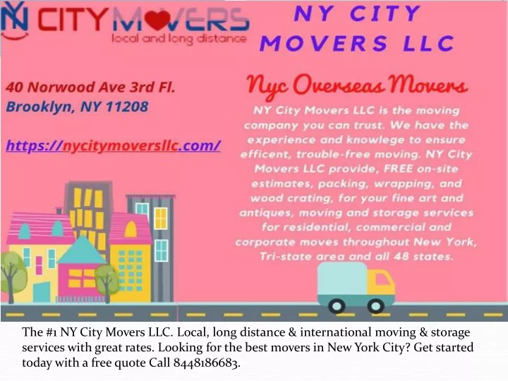 the 1 ny city movers llc local long distance