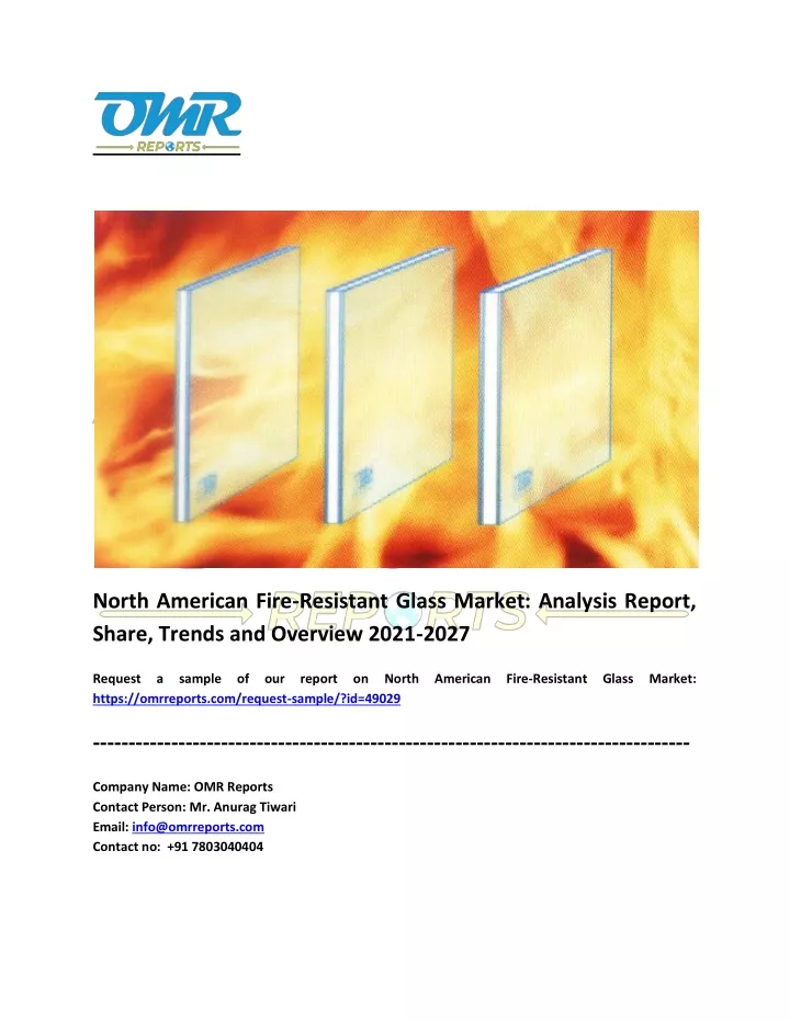 north american fire resistant glass market