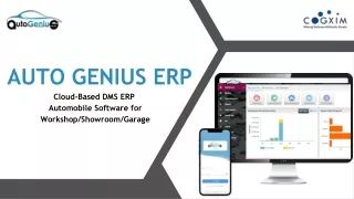 Best ERP Software for Automobile Dealers - Auto Genius ERP