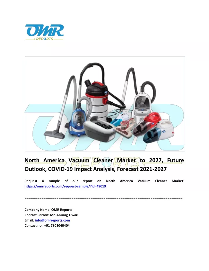 north america vacuum cleaner market to 2027