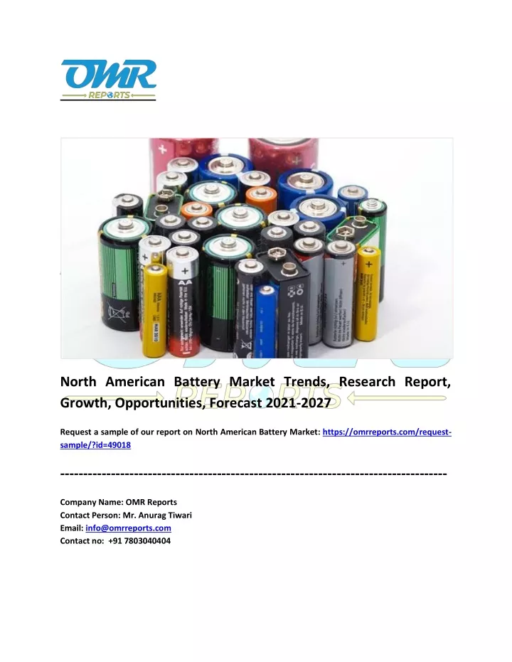 north american battery market trends research