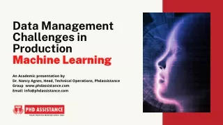 data management challenges in production machine
