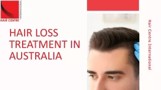 Hair Loss Treatment in Melbourne- HC International