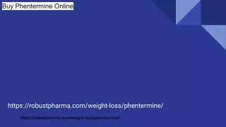 Buy Phentermine Online