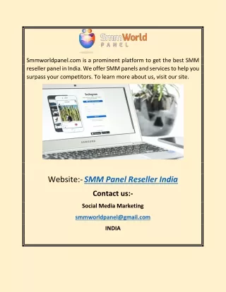 SMM Panel Reseller India | Smmworldpanel.com