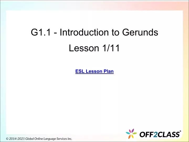 g1 1 introduction to gerunds