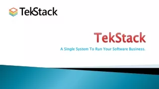 Professional Services Automation | Integrated PSA | TekStack
