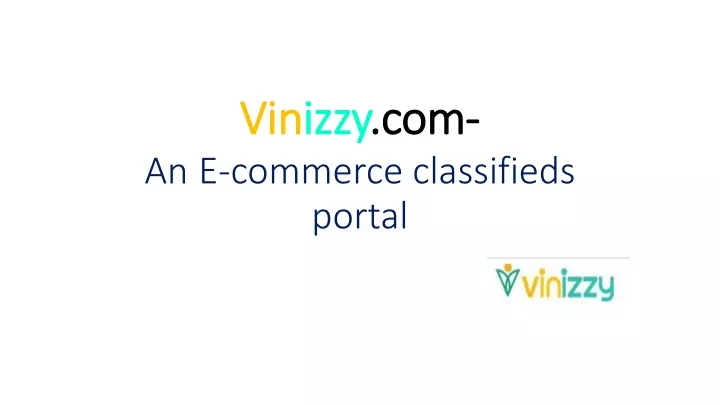 vin izzy com an e commerce classifieds portal