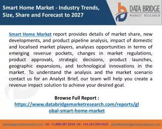 smart home market industry trends size share