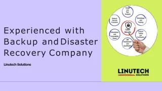 Experienced with Backup and Disaster Recovery Company - linutech.com
