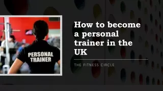 How to become a personal trainer in the UK