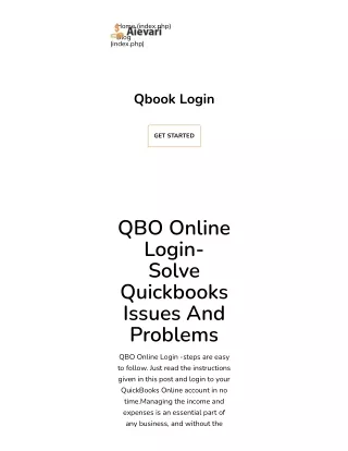 ( 1-855-914-2288) How to Fix QuickBooks Online Login Issue? | QBO Online Login |