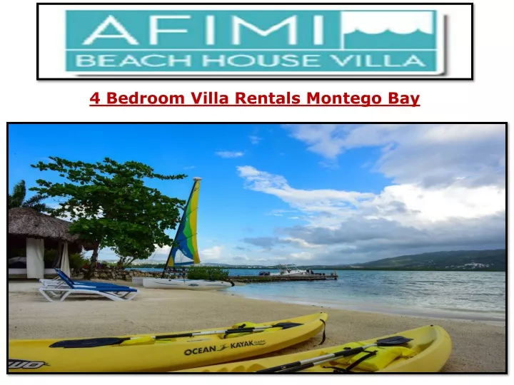 4 bedroom villa rentals montego bay