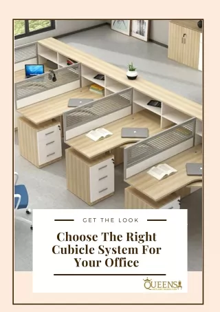 Choose The Right Cubicle System For Your Office