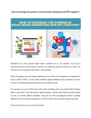 how to leverage the powers of social media
