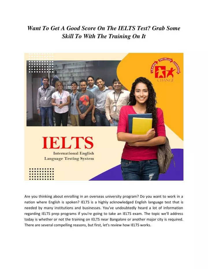 want to get a good score on the ielts test grab