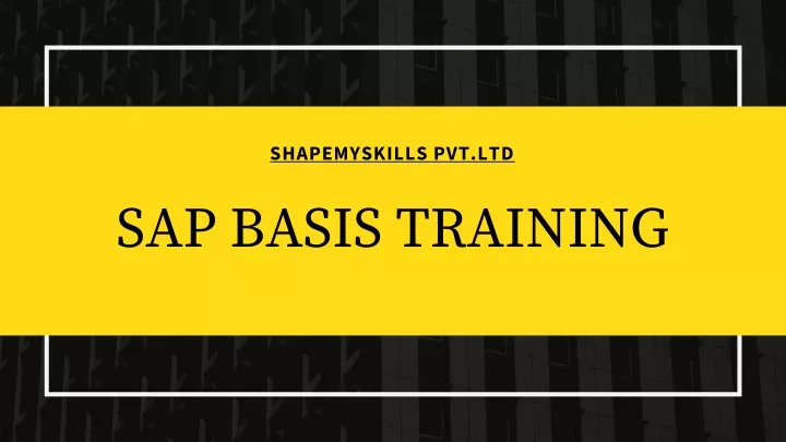 shapemyskills pvt ltd