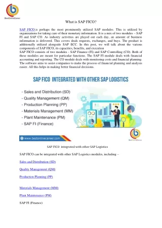What is SAP FICO