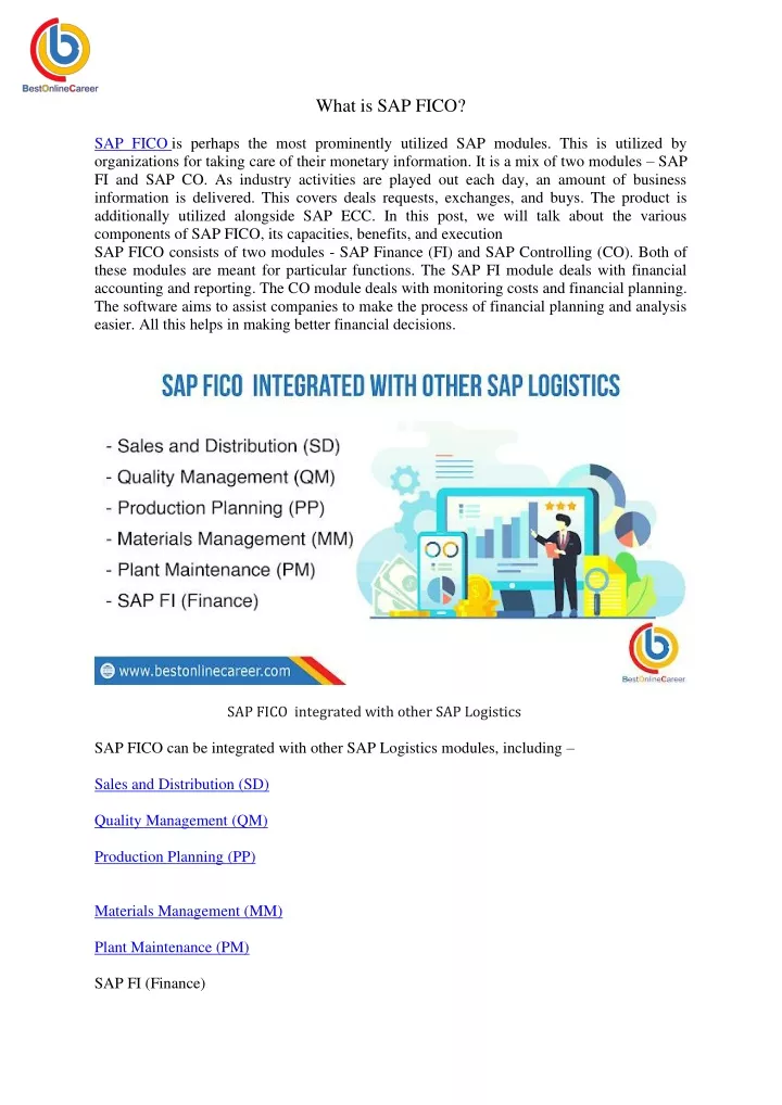 what is sap fico