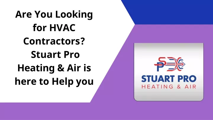 are you looking for hvac contractors stuart