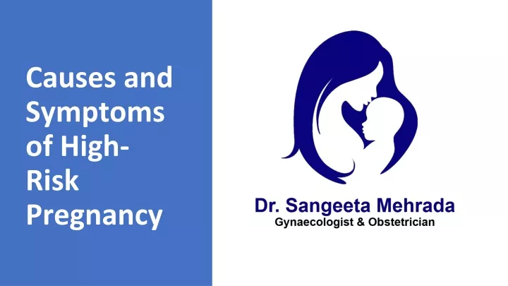 causes and symptoms of high risk pregnancy