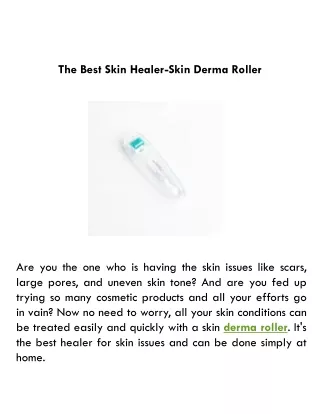 The Best Skin Healer-Skin Derma Roller