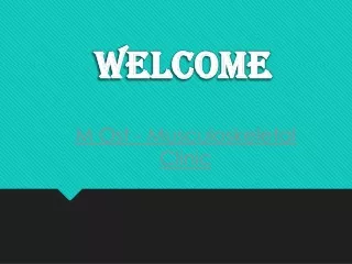 welcome