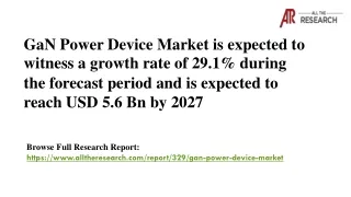 GaN Power Device Market
