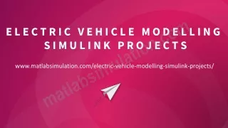 electric vehicle modelling simulink projects