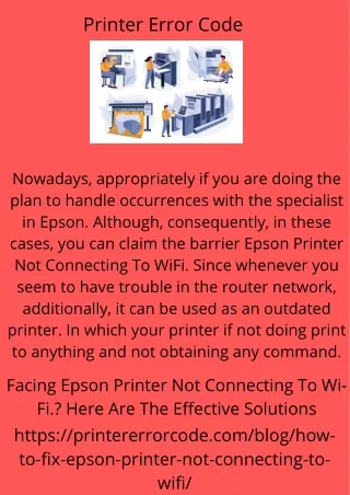 printer error code