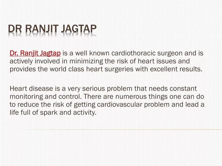 dr ranjit jagtap