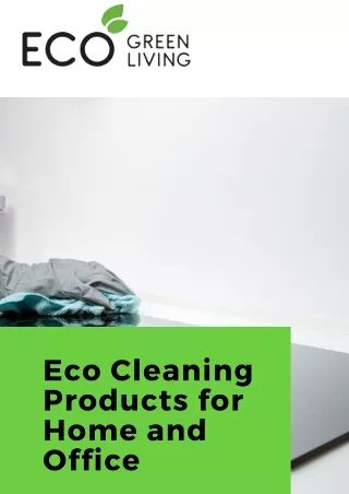 Australian Eco Friendly Cleaning Products