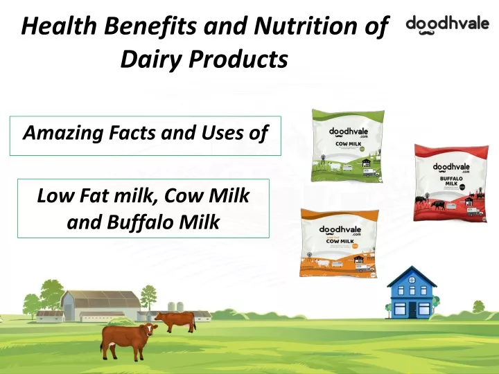 health benefits and nutrition of dairy products