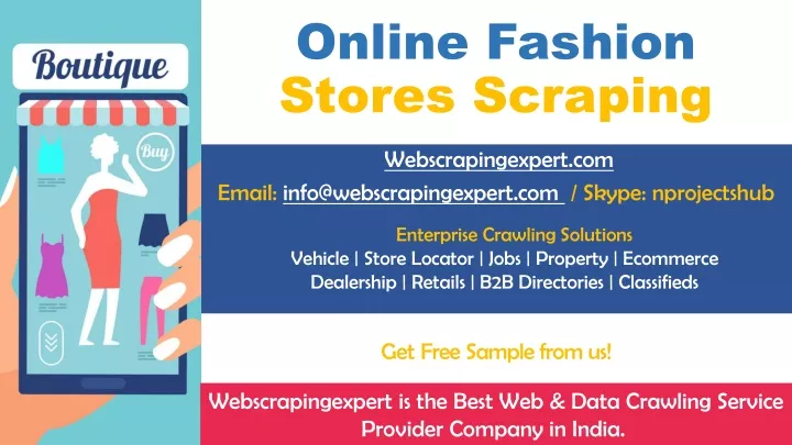online fashion stores scraping