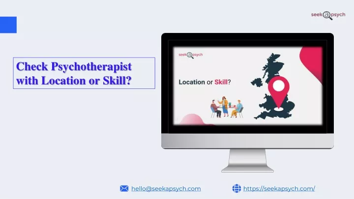 check psychotherapist with location or skill