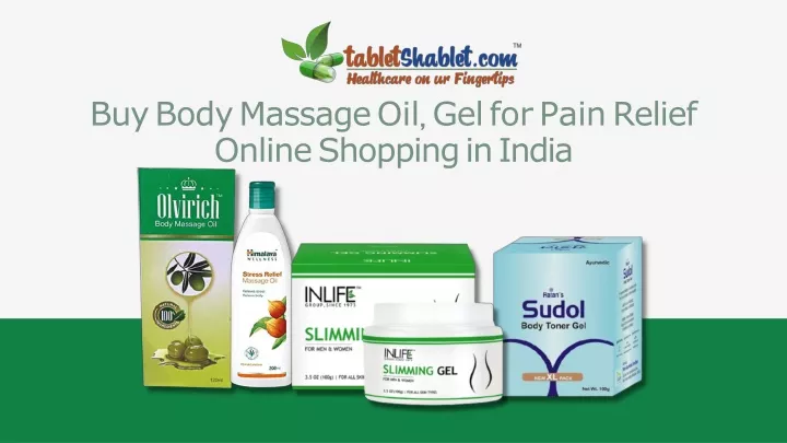 buy body massage oil gel for pain relief online shopping in india