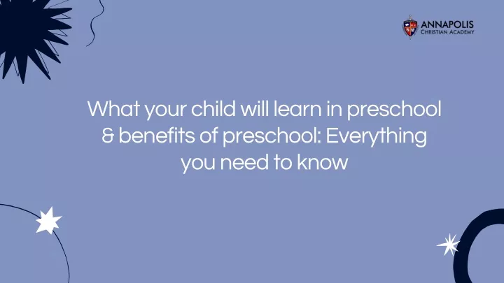 what your child will learn in preschool benefits