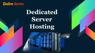 Bring Your Business Prosperity With Dedicated Server Hosting