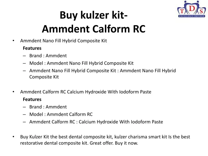 buy kulzer kit ammdent calform rc