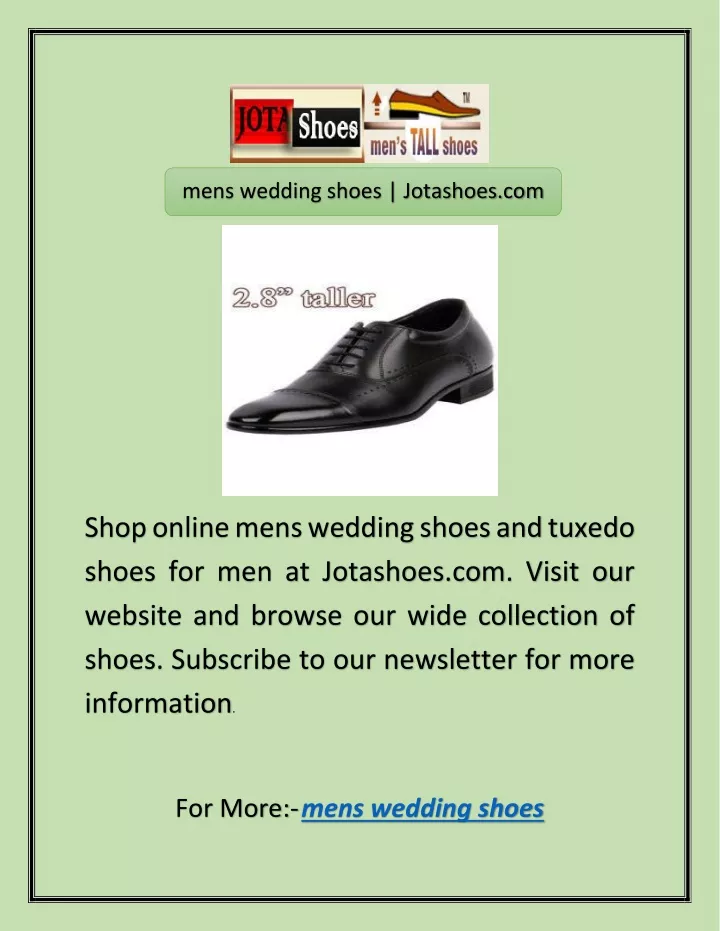 mens wedding shoes jotashoes com