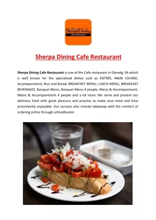 sherpa dining cafe restaurant sherpa dining cafe