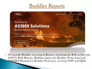 bushfire reports