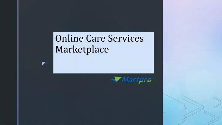 online care services marketplace