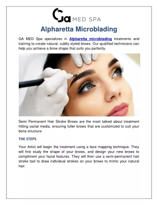 Alpharetta Microblading