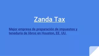 Mejor preparación de impuestos &amp; amp; Empresa de contabilidad en Houston, EE