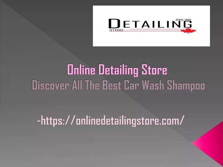 online detailing store discover all the best car wash shampoo