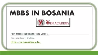 MBBS IN BOSANIA