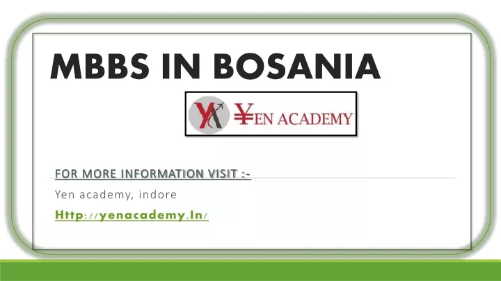 mbbs in bosania